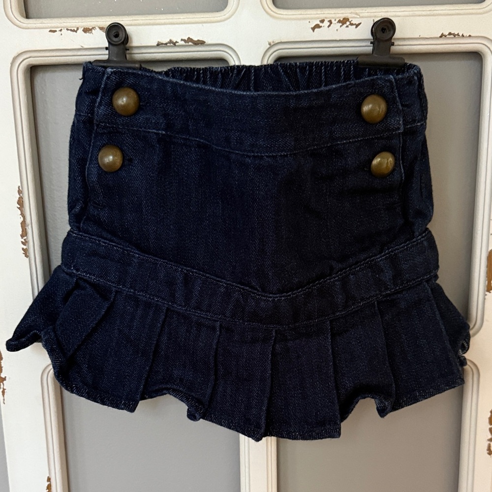 Stylish Kids Navy Skirt with Ruffles